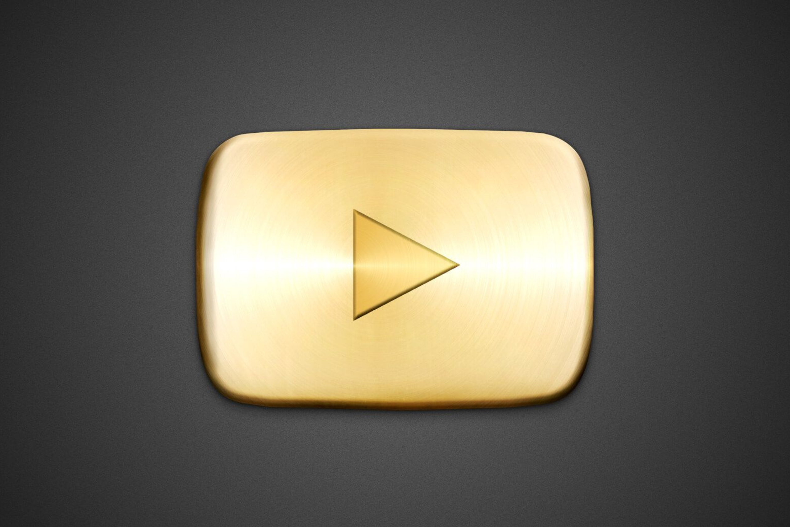 The YouTube Golden Play Button