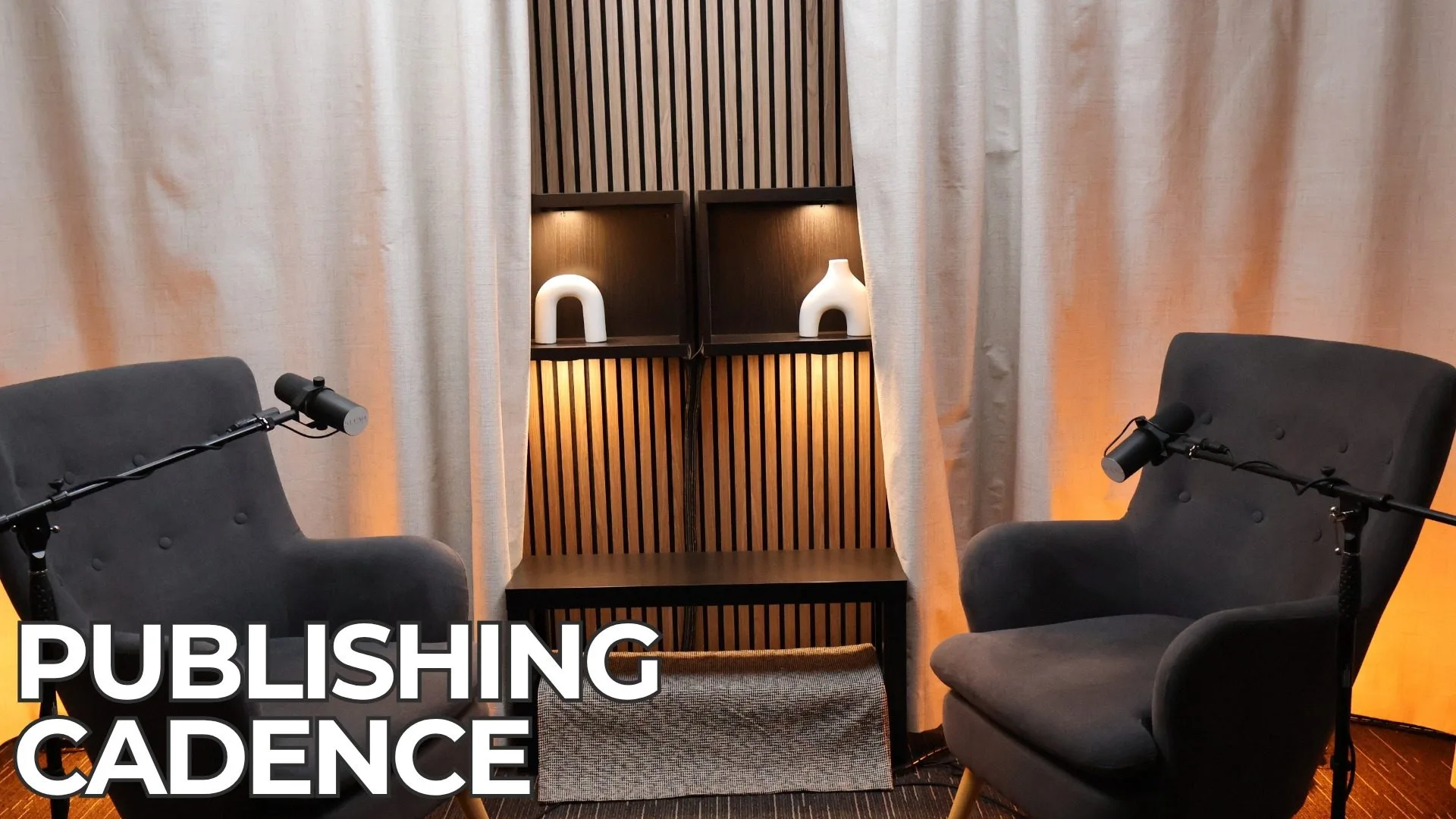 Tip for how often you should publish a business podcast, filmed at Podwave Studios West Leederville.