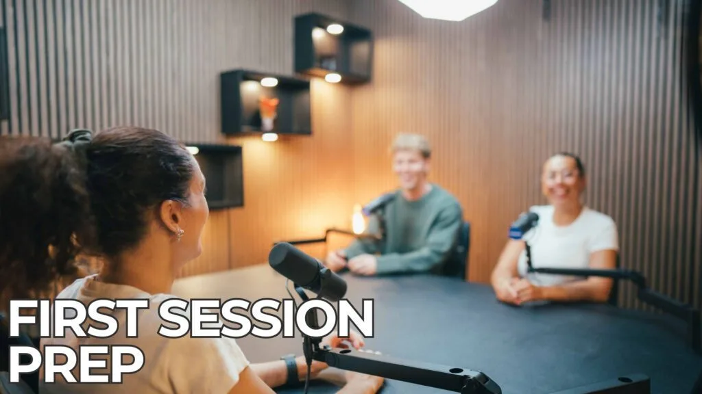 Preparing for your first video podcast recording at Podwave Studios West Leederville